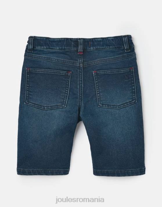 Joules băieți jerseu brandon denim scurt 2-12 ani 48DH370 îmbrăcăminte albastru mijlociu | Joules Romania