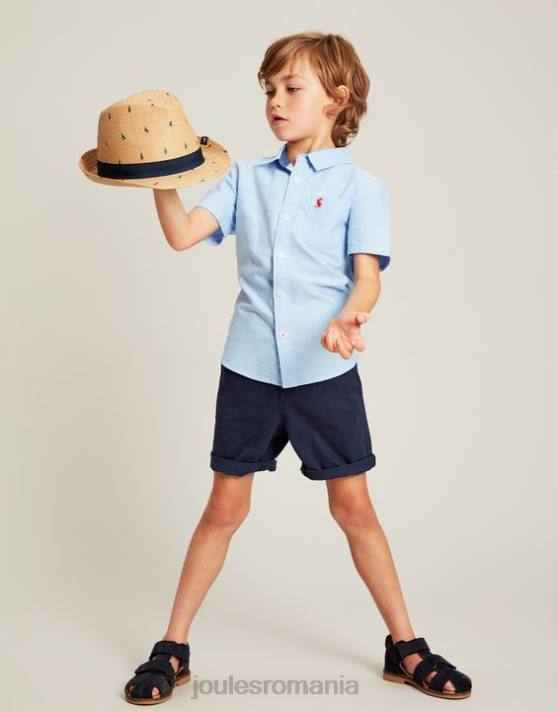 Joules băieți pantaloni scurți caleb chino 2-12 ani 48DH381 îmbrăcăminte marina franceză | Joules bags