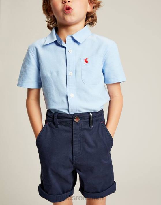Joules băieți pantaloni scurți caleb chino 2-12 ani 48DH381 îmbrăcăminte marina franceză | Joules bags