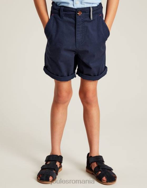 Joules băieți pantaloni scurți caleb chino 2-12 ani 48DH381 îmbrăcăminte marina franceză | Joules bags