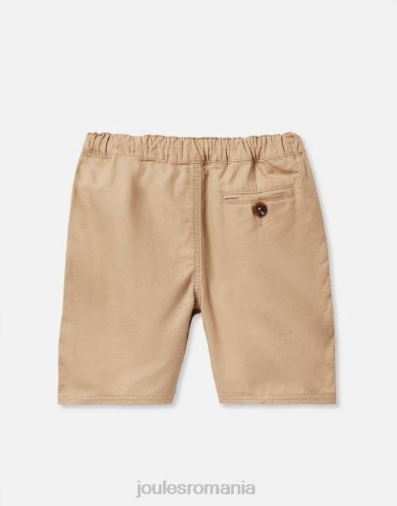 Joules băieți pantaloni scurți jake 2-12 ani 48DH383 îmbrăcăminte maro deschis | Joules cizme