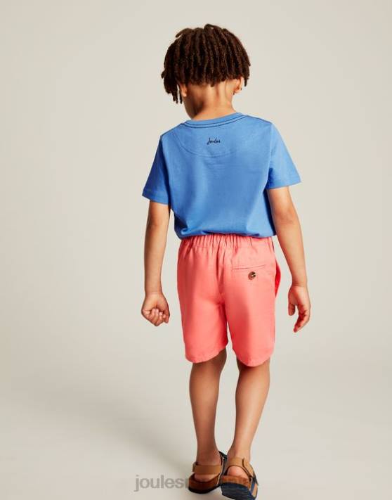 Joules băieți pantaloni scurți jake 2-12 ani 48DH384 îmbrăcăminte coral moale | Joules bags