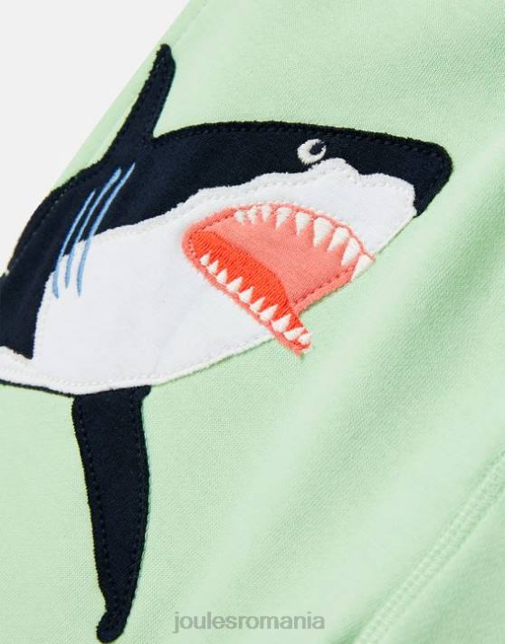 Joules băieți pantaloni scurți transpirați hamden noutate 2-8 ani 48DH351 îmbrăcăminte rechini verde deschis | Joules bags