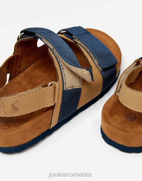 Joules băieți sandale toby cu bandă velcro 48DH389 încălţăminte bronz bleumarin | Joules cizme