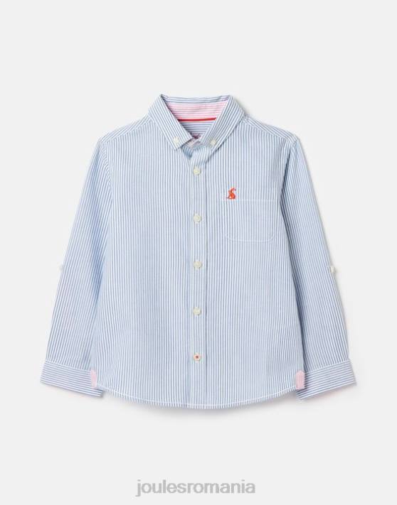 Joules băieți cămașă cu dungi oxford 2-12 ani 48DH348 îmbrăcăminte dungă albastră | Joules bags