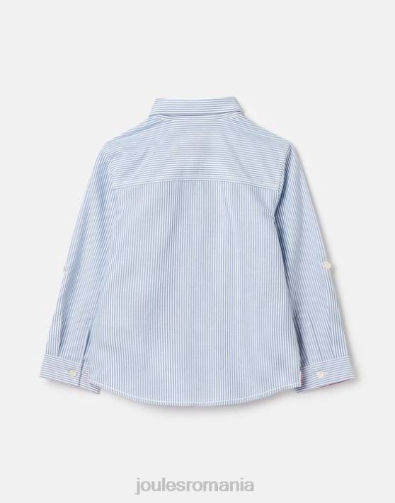 Joules băieți cămașă cu dungi oxford 2-12 ani 48DH348 îmbrăcăminte dungă albastră | Joules bags