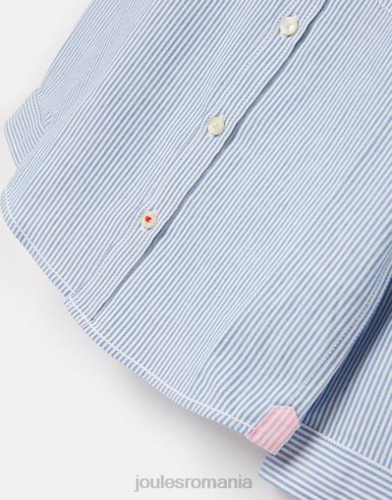 Joules băieți cămașă cu dungi oxford 2-12 ani 48DH348 îmbrăcăminte dungă albastră | Joules bags