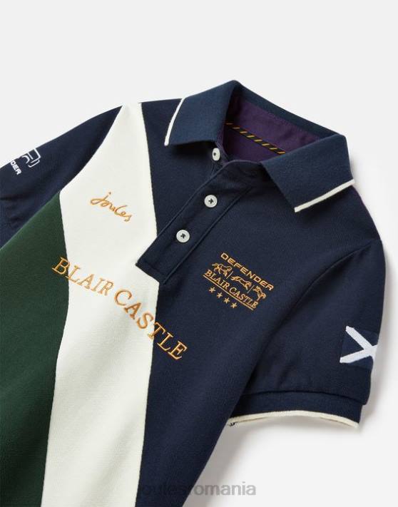 Joules băieți tricou polo blair 2-12 ani 48DH376 îmbrăcăminte marina franceză | Joules Romania