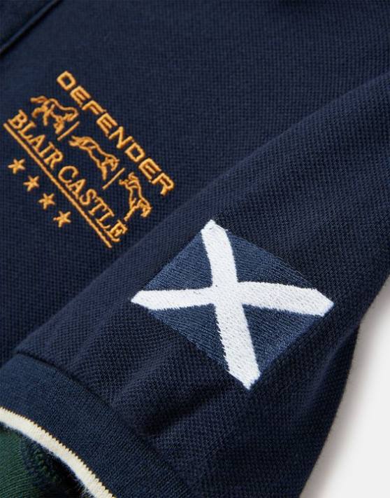 Joules băieți tricou polo blair 2-12 ani 48DH376 îmbrăcăminte marina franceză | Joules Romania