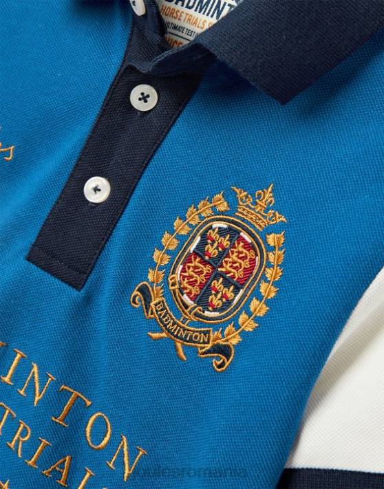 Joules băieți tricou polo unisex badminton copii 2-12 ani 48DH345 îmbrăcăminte albastru | Joules bags