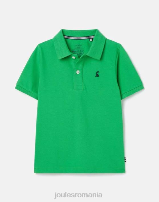 Joules băieți tricou polo woody 2-12 ani 48DH377 îmbrăcăminte verde | Joules cizme