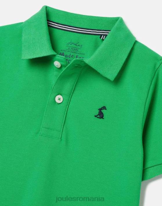 Joules băieți tricou polo woody 2-12 ani 48DH377 îmbrăcăminte verde | Joules cizme