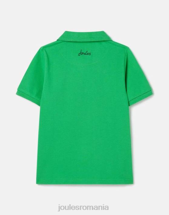 Joules băieți tricou polo woody 2-12 ani 48DH377 îmbrăcăminte verde | Joules cizme