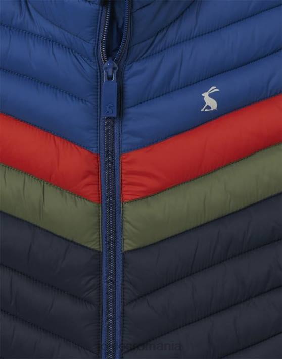 Joules băieți vestă împachetabilă crofton 2-12 ani 48DH347 îmbrăcăminte bloc de culoare bleumarin | Joules cizme