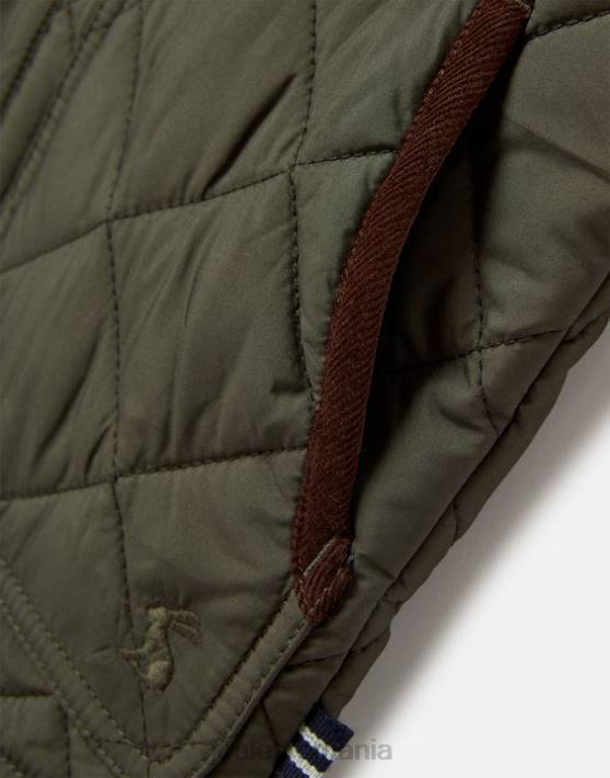 Joules băieți vesta cu pilota bramble diamant 2-12 ani 48DH360 îmbrăcăminte verde de patrimoniu | Joules bags