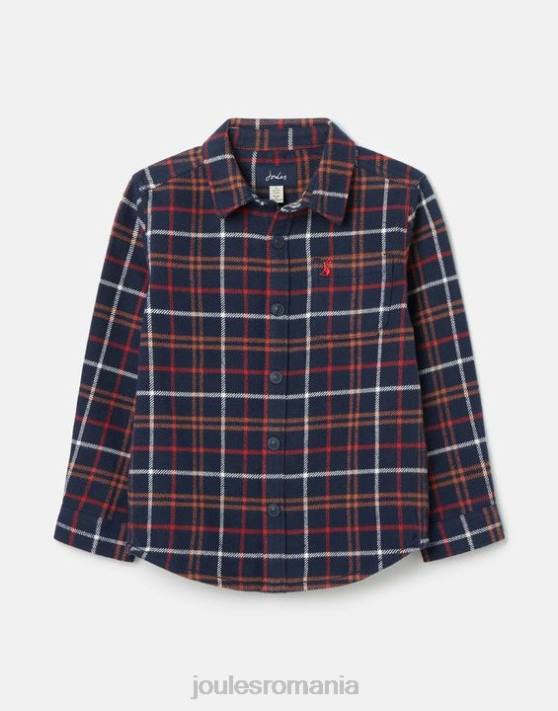 Joules băieți aiden shacket 2-12 ani 48DH366 îmbrăcăminte multi check bleumarin | Joules bags