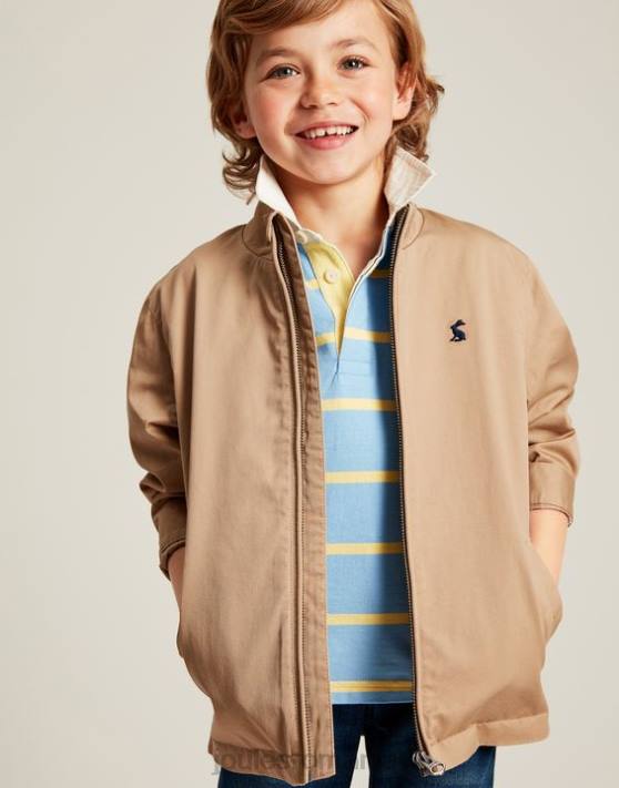 Joules băieți jacheta harrington 2-12 ani 48DH336 îmbrăcăminte maro deschis | Joules bags