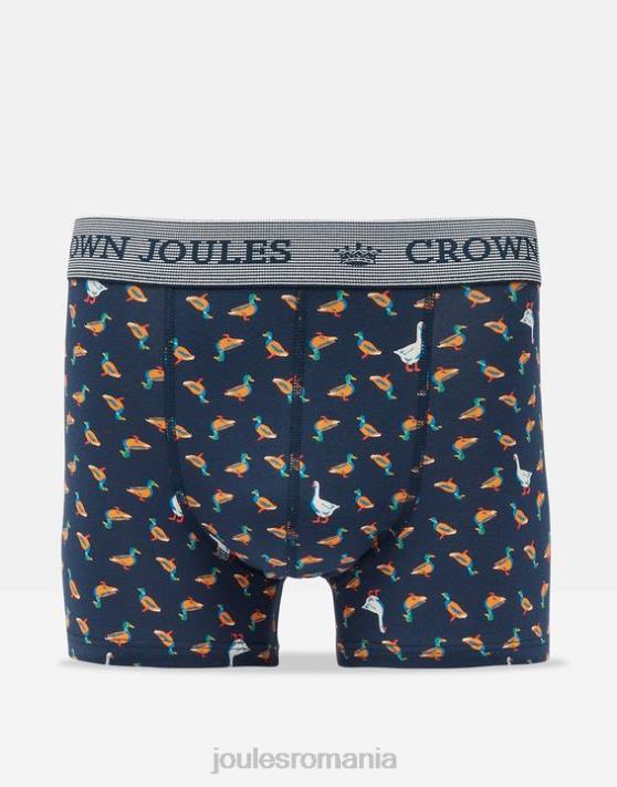 Joules bărbați boxeri crown bumbac pachet 2 48DH170 accesorii gâscă de rață bleumarin | Joules cizme