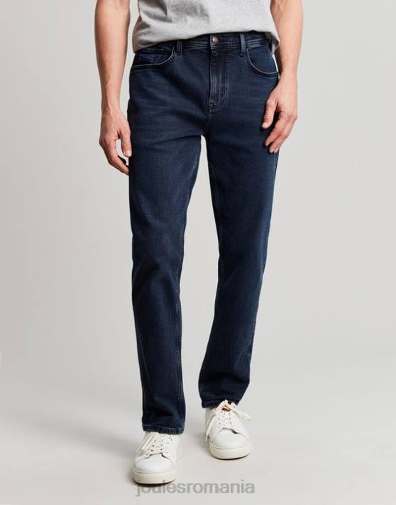 Joules bărbați blugii din denim cu 5 buzunare Oakham slim fit 48DH205 îmbrăcăminte denim spălat cu cerneală | Joules Romania