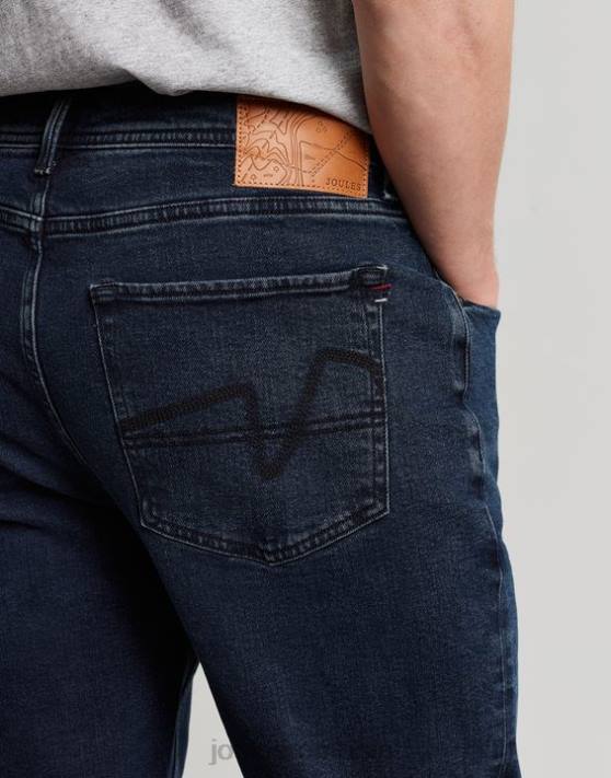 Joules bărbați blugii din denim cu 5 buzunare Oakham slim fit 48DH205 îmbrăcăminte denim spălat cu cerneală | Joules Romania