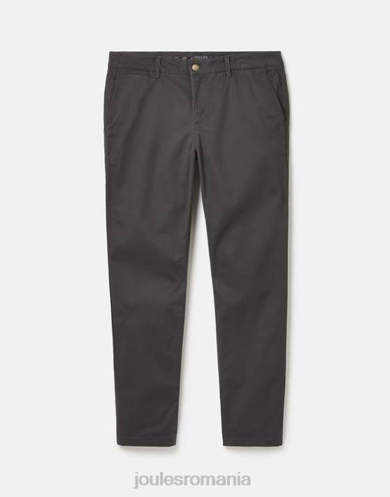 Joules bărbați pantaloni chino slim fit 48DH236 îmbrăcăminte gri închis | Joules cizme