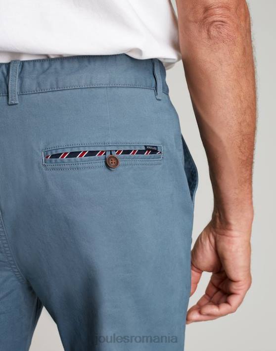 Joules bărbați pantaloni chino slim fit 48DH240 îmbrăcăminte albastru | Joules bags