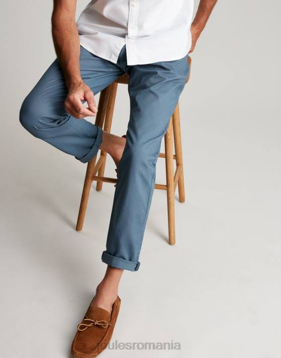 Joules bărbați pantaloni chino slim fit 48DH240 îmbrăcăminte albastru | Joules bags