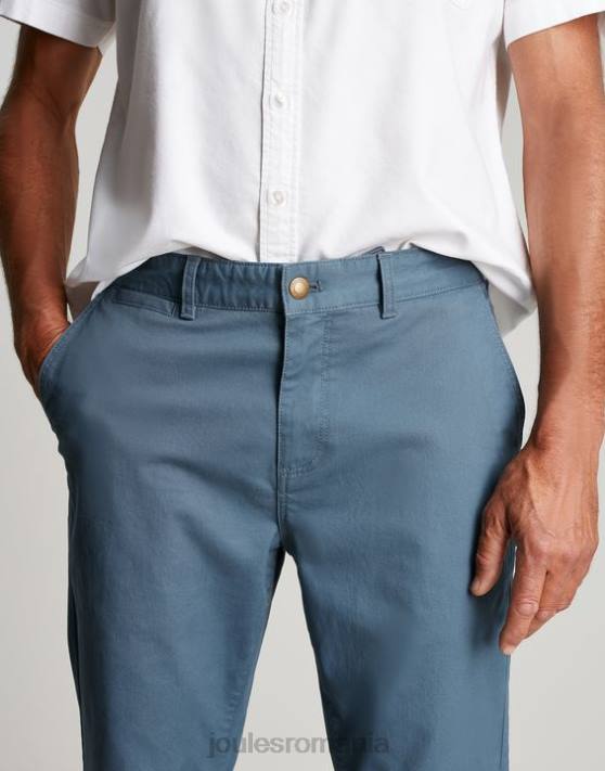 Joules bărbați pantaloni chino slim fit 48DH240 îmbrăcăminte albastru | Joules bags