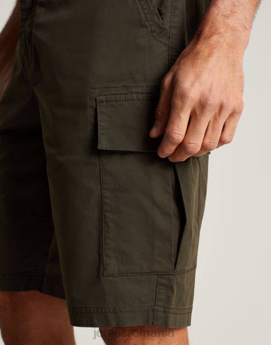 Joules bărbați pantaloni scurți cargo 48DH163 îmbrăcăminte verde de patrimoniu | Joules Romania