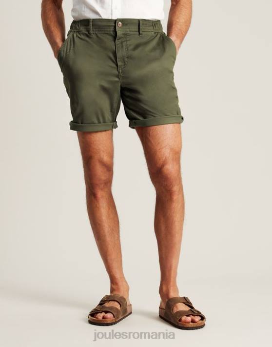 Joules bărbați pantaloni scurți chino la doc 48DH248 îmbrăcăminte verde de patrimoniu | Joules cizme
