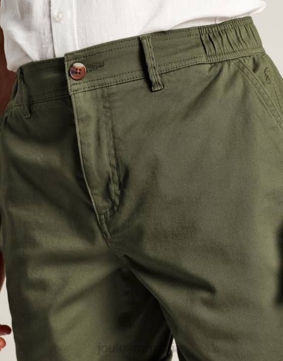 Joules bărbați pantaloni scurți chino la doc 48DH248 îmbrăcăminte verde de patrimoniu | Joules cizme