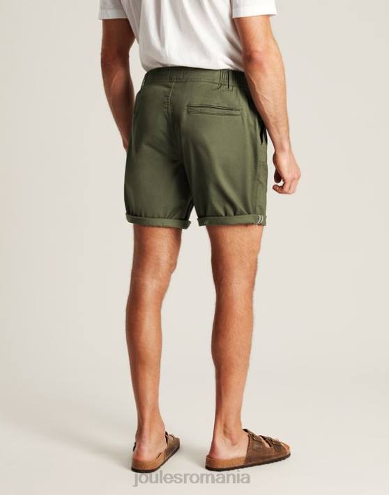 Joules bărbați pantaloni scurți chino la doc 48DH248 îmbrăcăminte verde de patrimoniu | Joules cizme