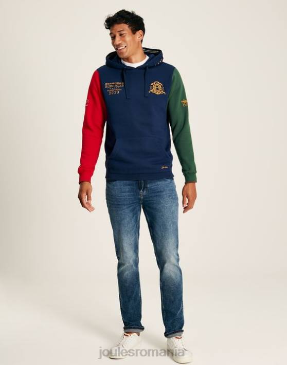 Joules bărbați hanorac burghley unisex cu glugă 48DH168 îmbrăcăminte marina franceză | Joules bags