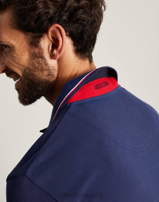 Joules bărbați cămaşă polo 48DH237 îmbrăcăminte albastru profund | Joules bags