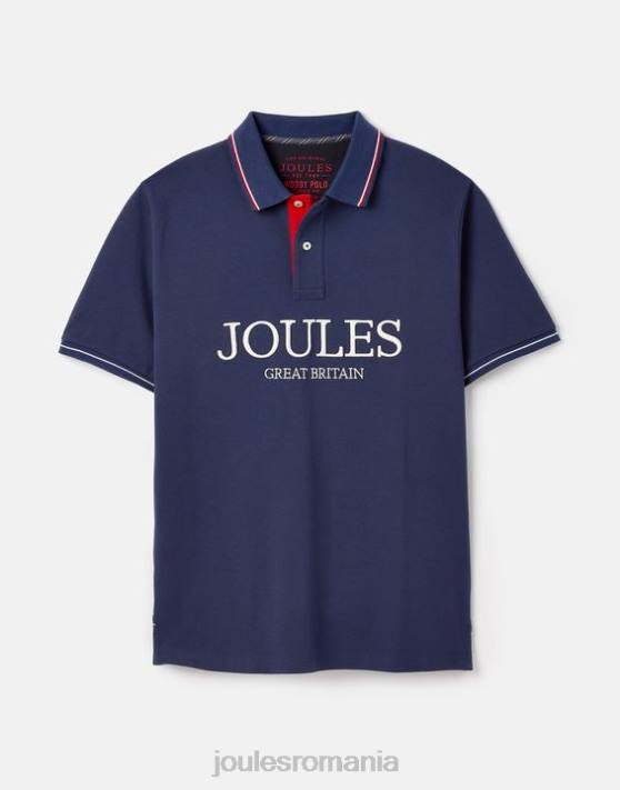 Joules bărbați cămaşă polo 48DH237 îmbrăcăminte albastru profund | Joules bags