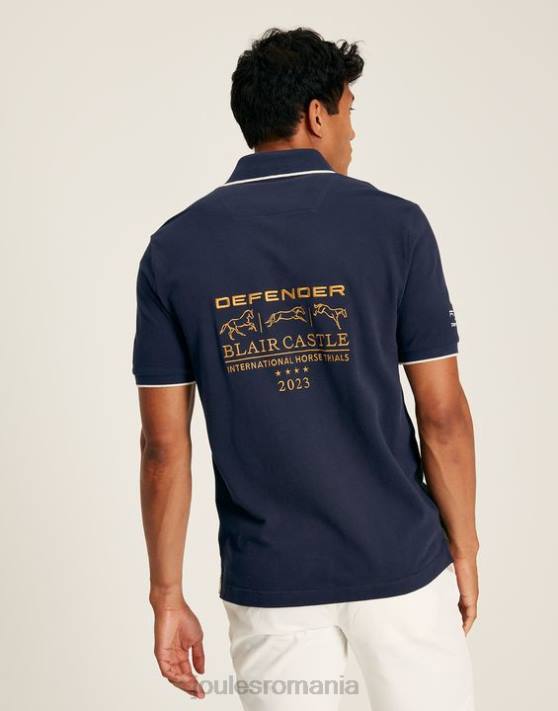 Joules bărbați tricou polo blair cu mâneci scurte 48DH169 îmbrăcăminte marina franceză | Joules Romania