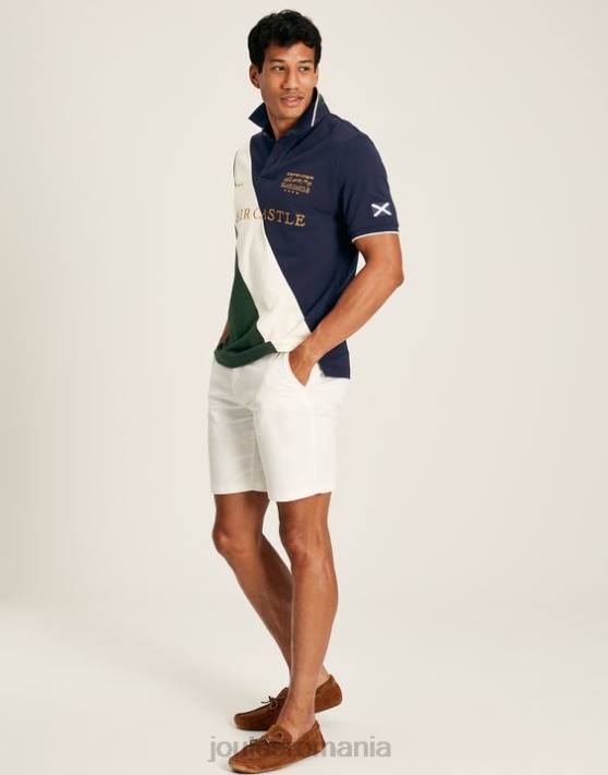 Joules bărbați tricou polo blair cu mâneci scurte 48DH169 îmbrăcăminte marina franceză | Joules Romania