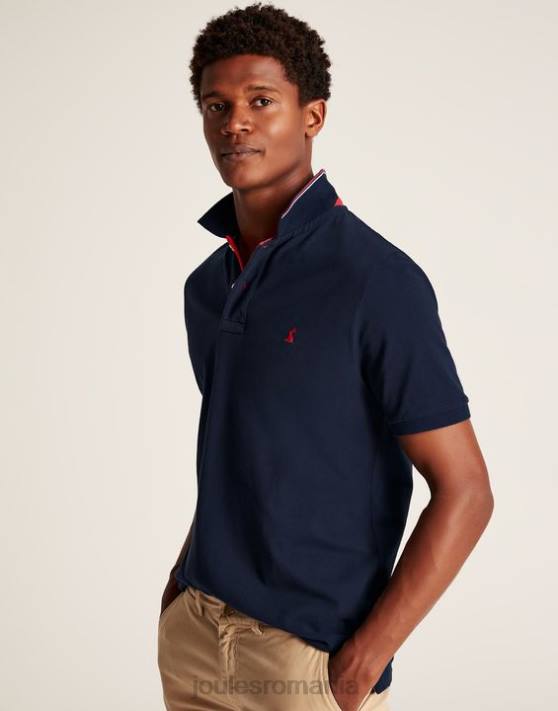Joules bărbați tricou polo lemnos 48DH181 îmbrăcăminte marina franceză | Joules Romania