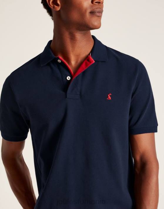 Joules bărbați tricou polo lemnos 48DH181 îmbrăcăminte marina franceză | Joules Romania