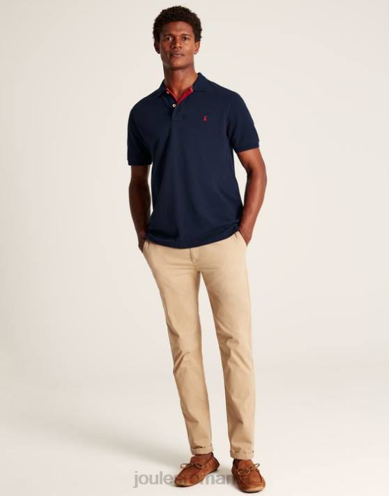 Joules bărbați tricou polo lemnos 48DH181 îmbrăcăminte marina franceză | Joules Romania