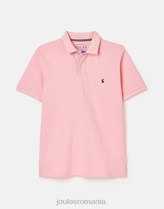 Joules bărbați tricou polo lemnos 48DH183 îmbrăcăminte roz deschis | Joules bags