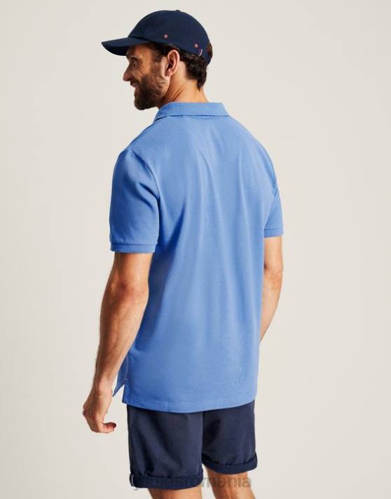 Joules bărbați tricou polo lemnos 48DH188 îmbrăcăminte albastru | Joules cizme
