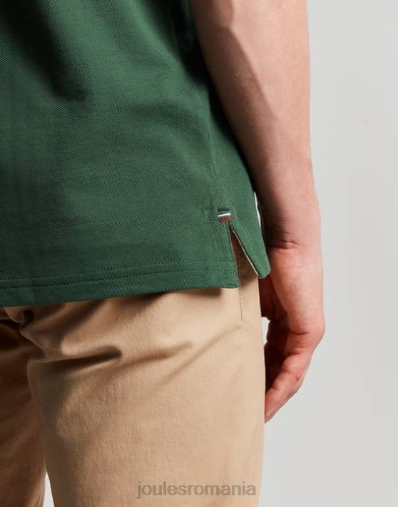 Joules bărbați tricou polo lemnos 48DH192 îmbrăcăminte verde închis | Joules bags