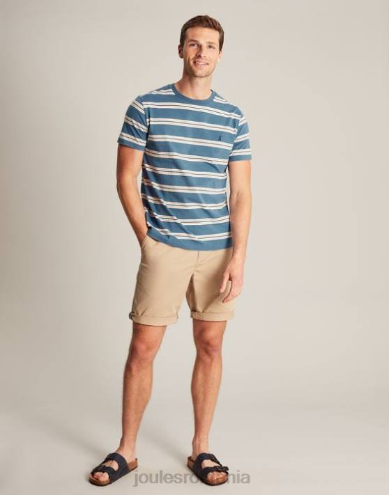 Joules bărbați tricou cu dungi boathouse 48DH210 îmbrăcăminte dungă albastră aurie | Joules bags