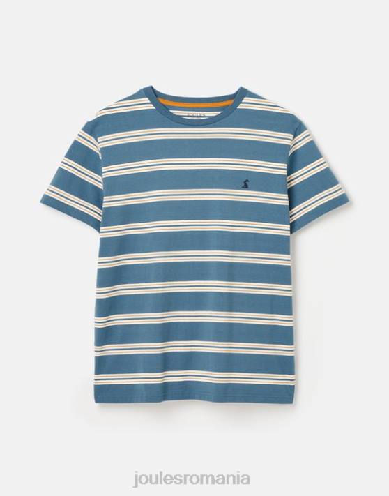 Joules bărbați tricou cu dungi boathouse 48DH210 îmbrăcăminte dungă albastră aurie | Joules bags