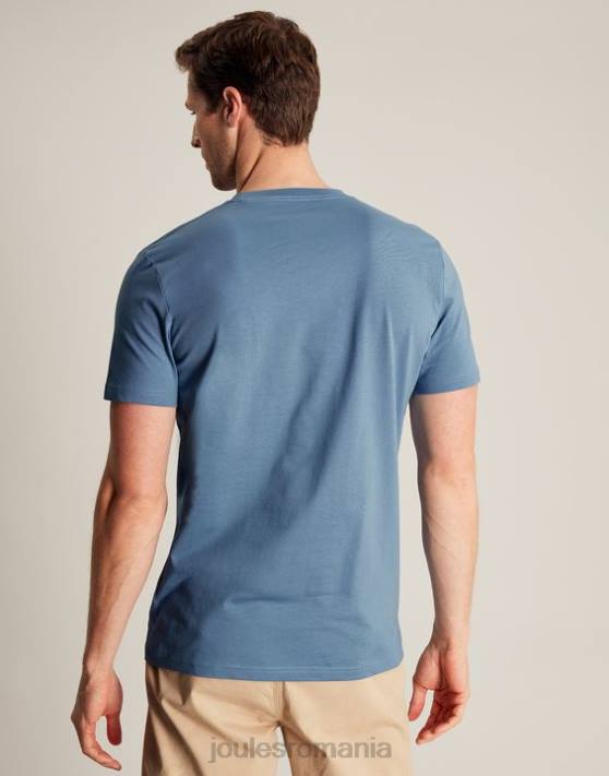 Joules bărbați tricou denton 48DH191 îmbrăcăminte albastru | Joules cizme