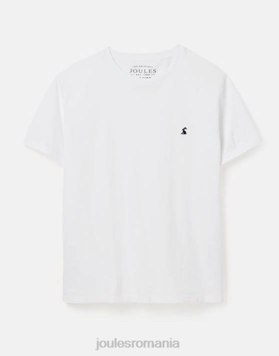 Joules bărbați tricou din jerseu Denton 48DH166 îmbrăcăminte alb | Joules Romania