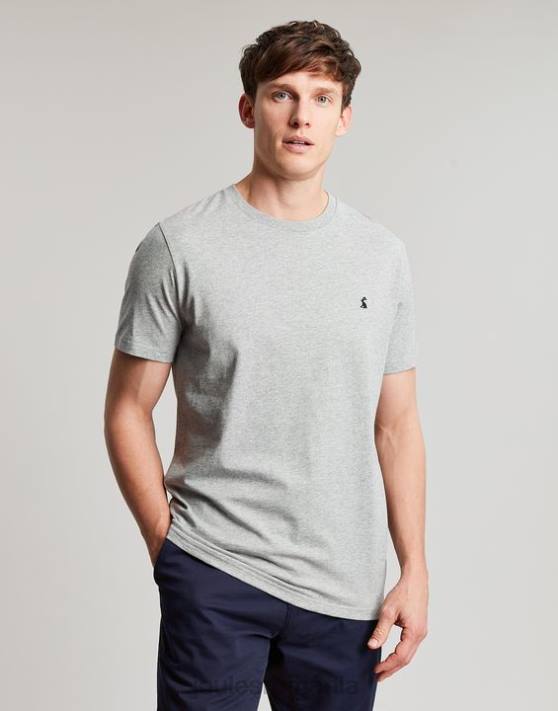 Joules bărbați tricou din jerseu Denton 48DH190 îmbrăcăminte marnă cenușie | Joules Romania