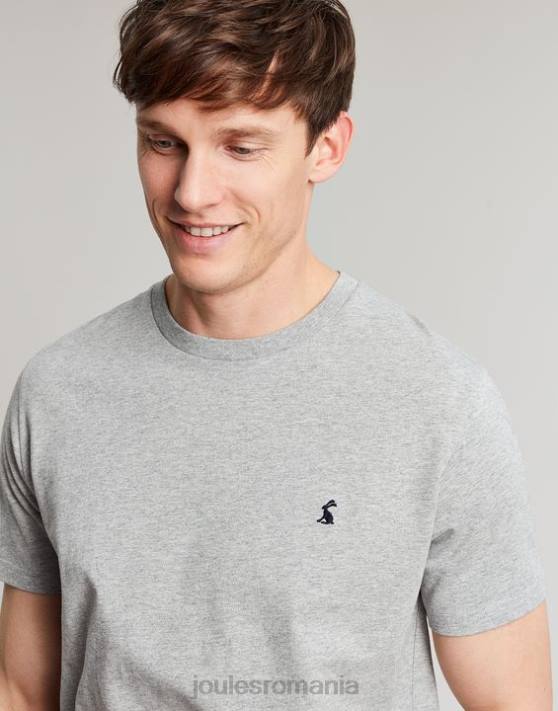 Joules bărbați tricou din jerseu Denton 48DH190 îmbrăcăminte marnă cenușie | Joules Romania