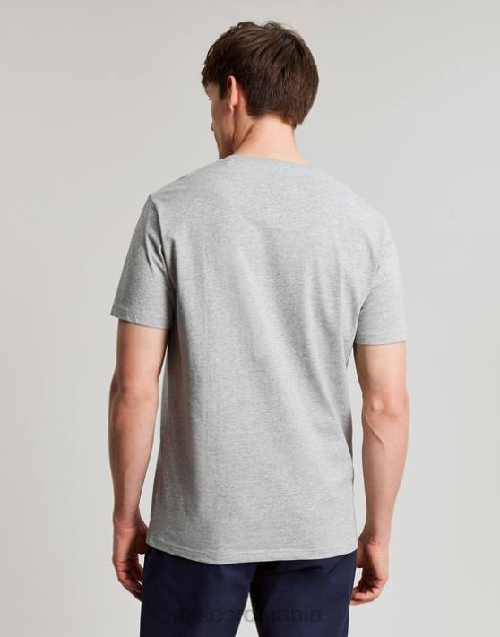 Joules bărbați tricou din jerseu Denton 48DH190 îmbrăcăminte marnă cenușie | Joules Romania